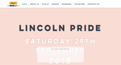 Desktop Screenshot of lincolnpride.co.uk